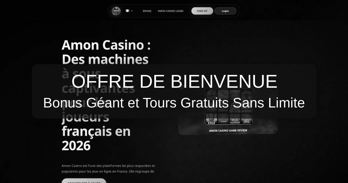 Amon Casino - Site officiel | Casino en ligne pour la France